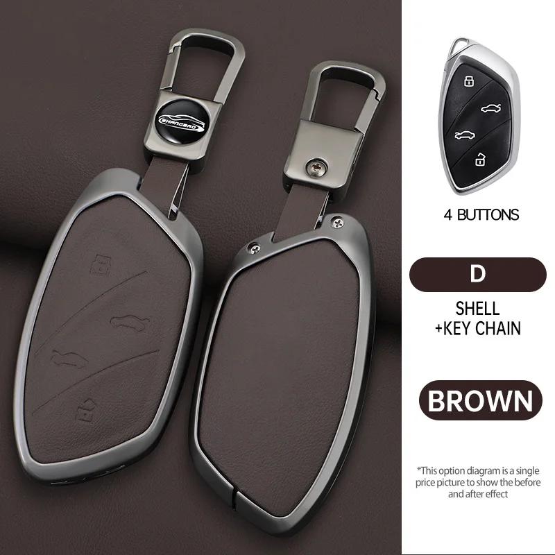 Zinc AlloyCar Key Case Cover Shell For Roewe RX5 I6 I5 RX3 RX8 ERX5 Ang MG ZS EV MG6 EZS HS EHS MARVEL X MARVEL R Electric 2021