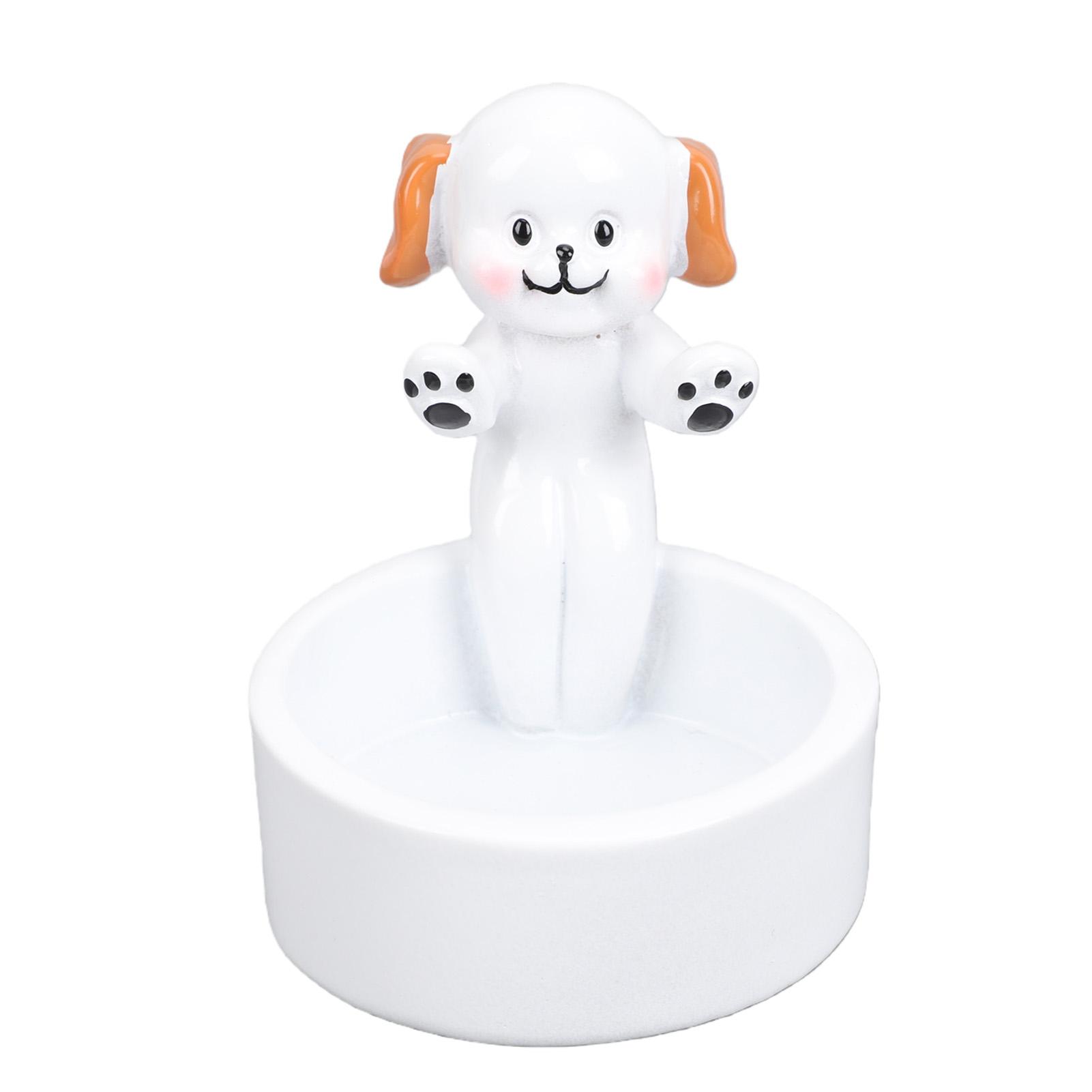

Warming Paws Tea Light Candle Sticks Holder Cute Decorative Item Artistic Candle Stand White Cat DOG