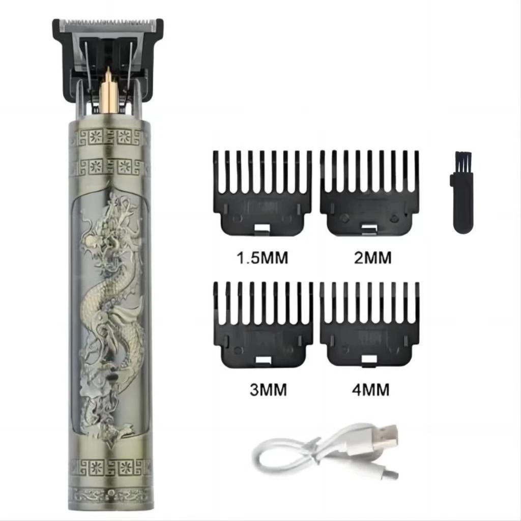 New Retro T9 Hair Clipper For Men, Electric Shaver, Rechargeable Hair Clipper, Portable Cordless Beard Trimmer