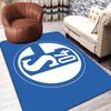 Schalke 04 Pattern Rug Floor Mat for Living Room or Bedroom Soft and Comfortable Carpet a Gift for Birthday and Holiday.