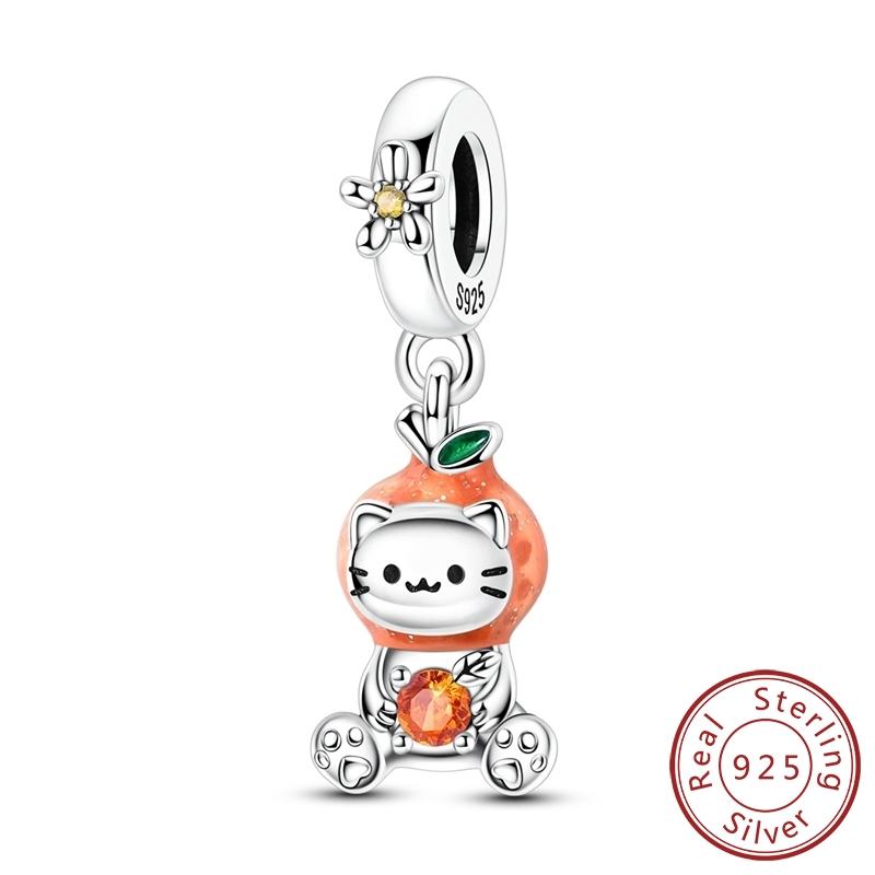 Copper Charms Firefly Cat Dog Coconut Charms Beads Pendant Fit Original Pendant Bracelet Diy Fine Jewelry For Women