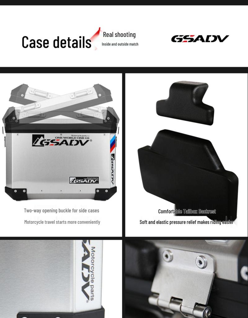 GSADV Aluminum Alloy Rack for KTM 390/250 Duke - Top Box, Side Box, Crash Bar, Bumper Modification