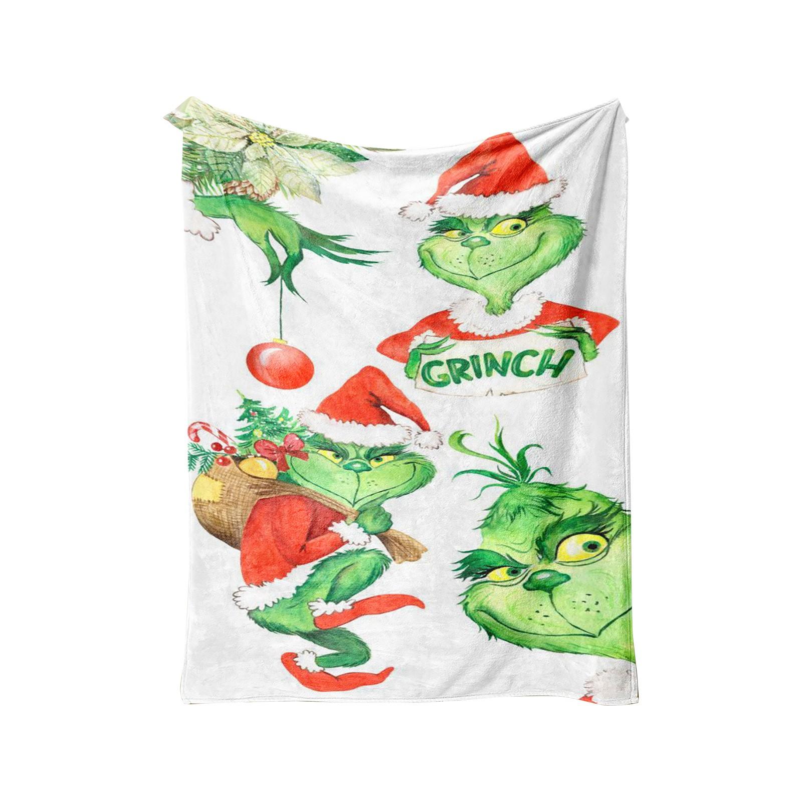 

Christmas Blanket Cover Soft And Comfortable Plush Wool Flannel Blanket 70 белый