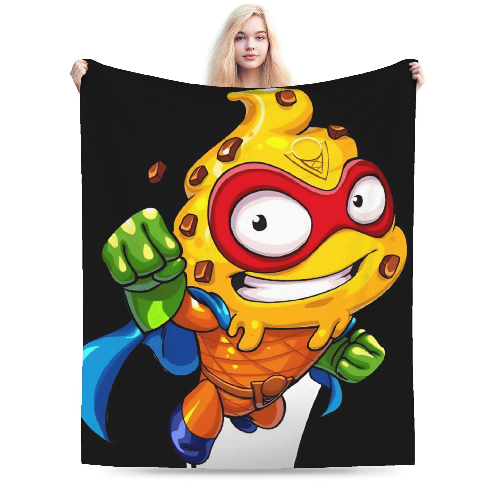 

Super Zings Plush Blanket Students Flannel Throw Blanket For Living Room Warm Soft Custom Quality Bedspread Gift Idea 75cmx90cm