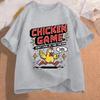Chicken Game Dont Look At The Chicken Funny Chicken TShirt Printed Graphic T Shirt Tops Fashion Unisex Women Clothing Ropa Hombre