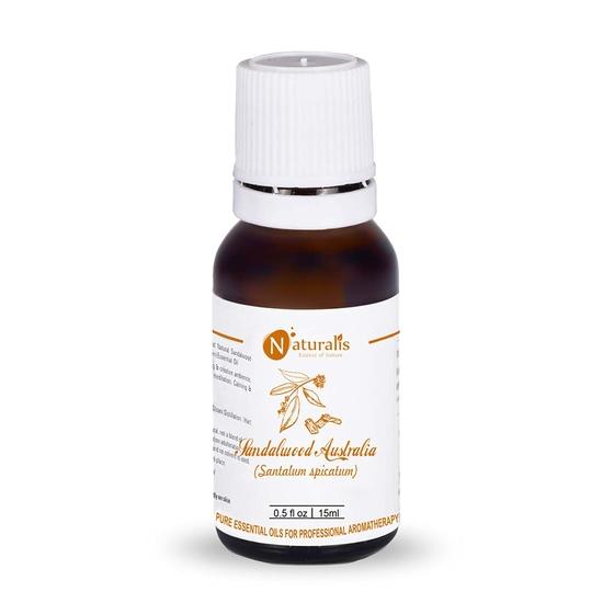 

Naturalis Essence of Nature Australian Sandalwood Essential Oil for Skin Care, Relief from Stress & Anxiety and Aromatherapy - 15ml 15ML