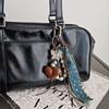 Cowboy Ribbon Bag Pendant Pearl Bag Charm New Love Heart Pendant  Fashion Accessories