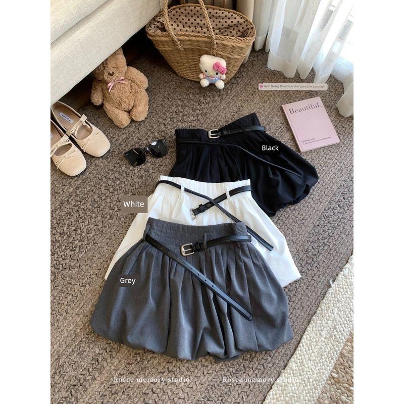 Kumikumi Sweet Style Slimming Youthful-Looking Bud Skirt Women's Clothing Fall Fashion Tape Elegant A- line Skirt Skirt