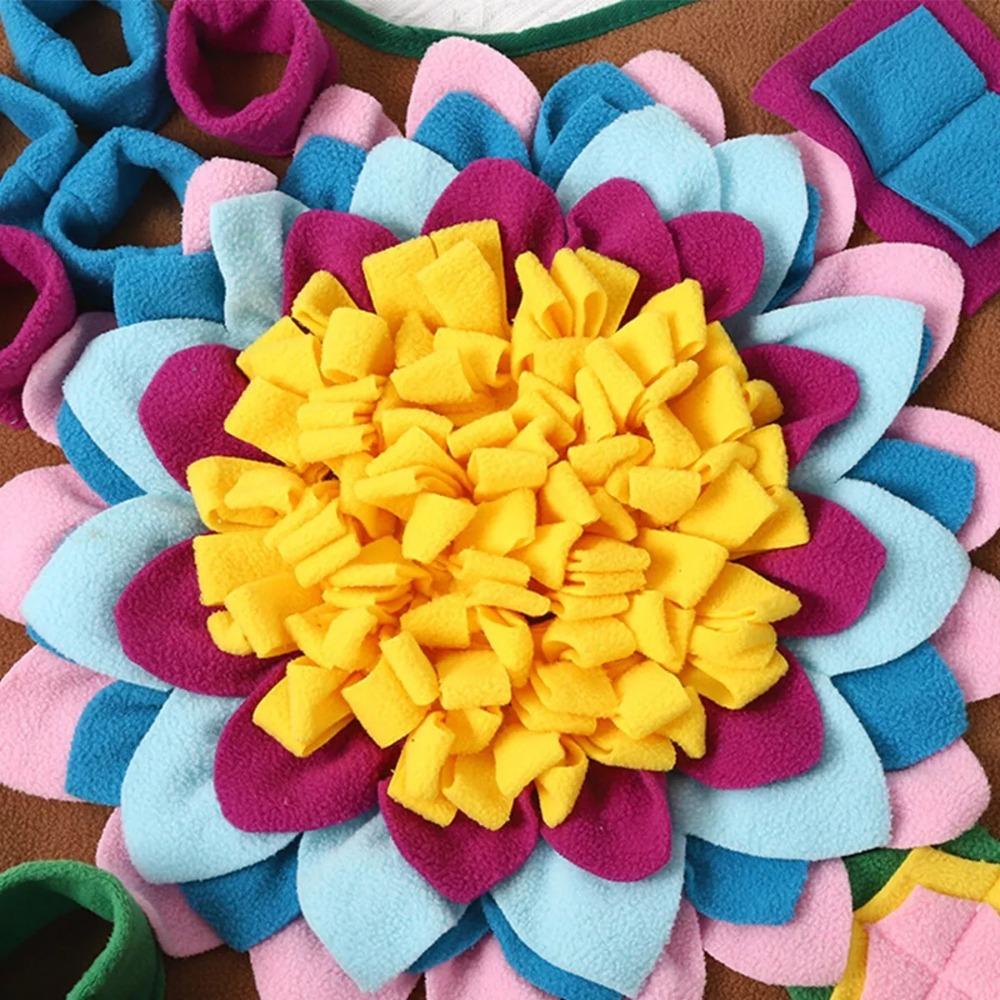 Slow Feeding Pet Snuffle Mat Washable Puzzle Feeder Toy New Sniffing Treat Puzzle