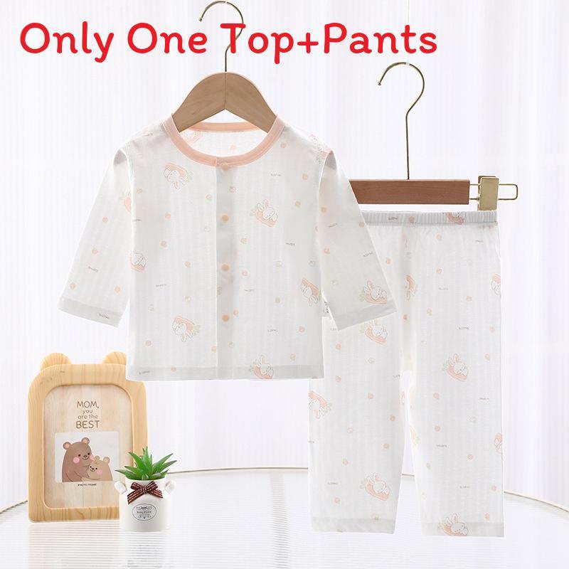 Baby Cotton Summer Pajamas Set With Anti Bacterial Fabric For Newborns And Infants