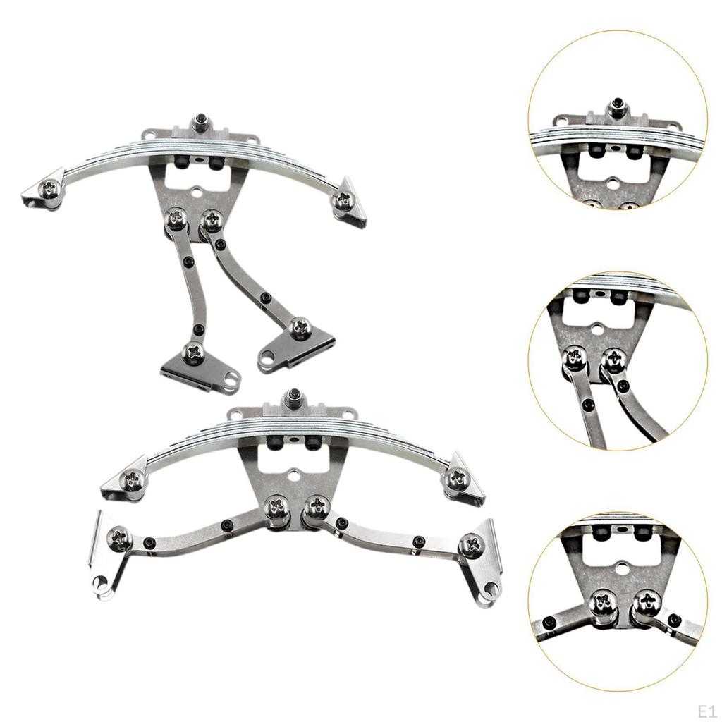 Rear Suspension DIY Parts Kit Stainless Steel Repair Part Replacement Accessories for 1: 14 RC