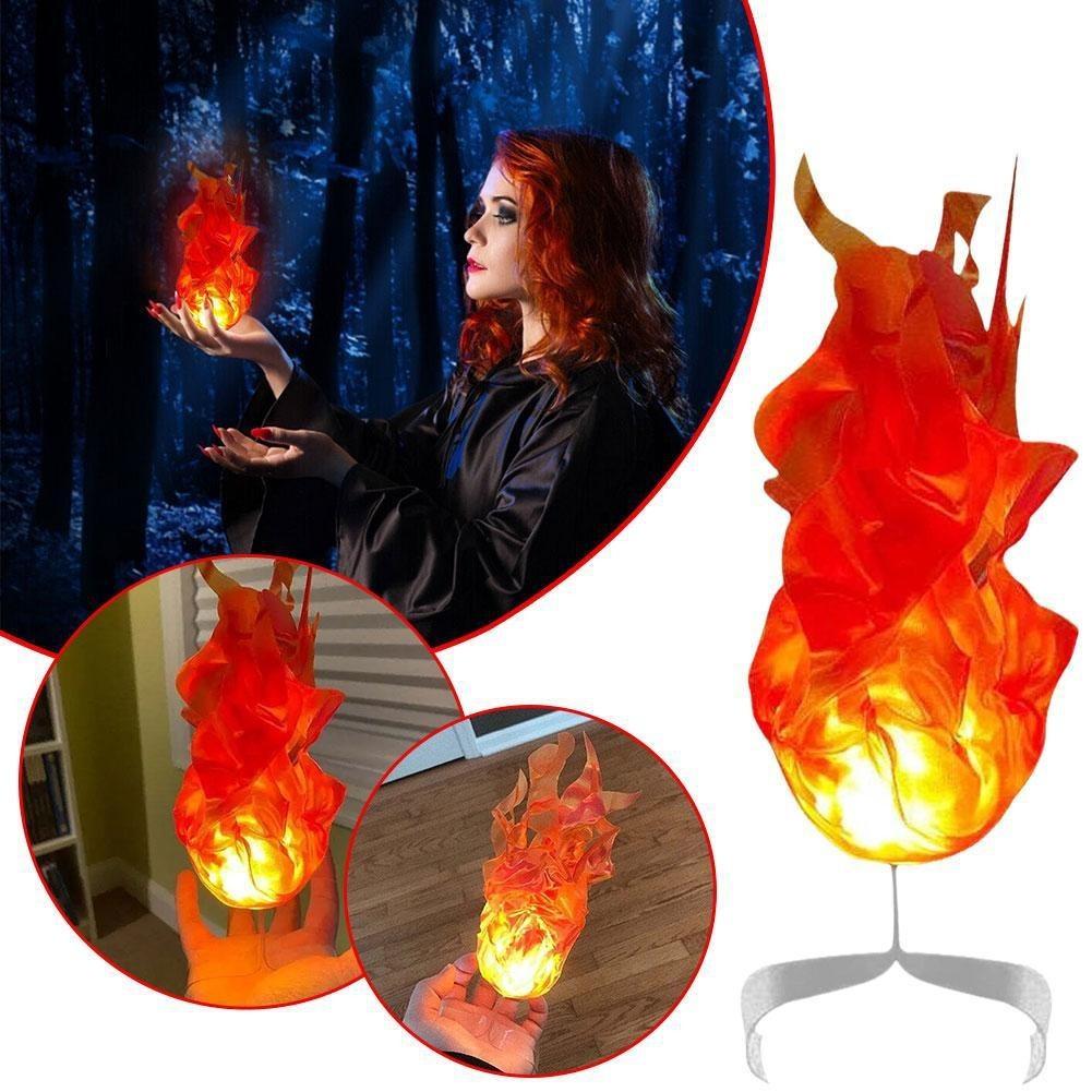 Floating Halloween Fireball Flame Party Performance Magic Props Role Playing