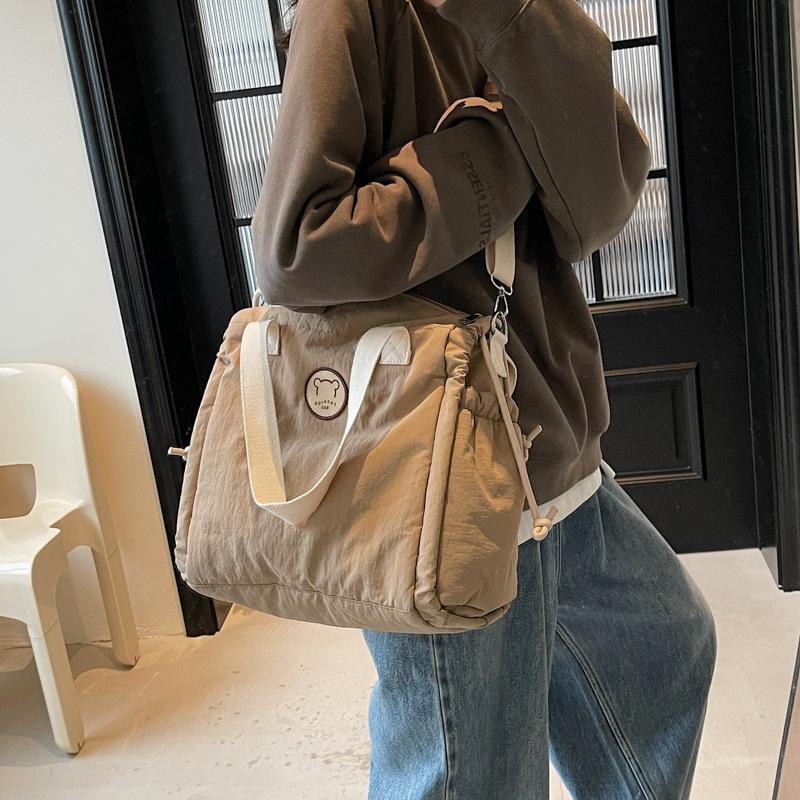 Fashion Crossbody Handbag Women's Trend Versatile Lightweight Cloth Casual Shoulder Handbag Commuter Women's Bag