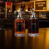 Coffee Syrup Dispenser for Bar Coffee Pump Dispenser Glass Syrup Bottle Set of 2 Refillable Bottles for Condiment
