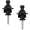 2pcs Metal Guitar Strap Lock Buttons Security Guitar Strap Locks For All Acoustic Electric Bass Guitar
