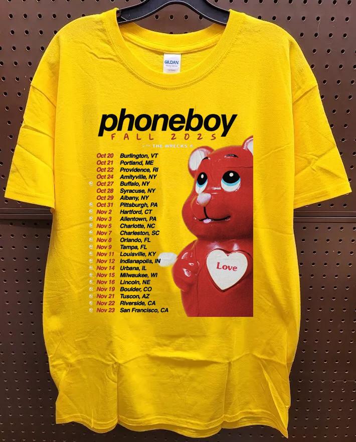 

Phoneboy North American fall tour T Shirt Full Size S-5XL Unisex T-Shirt XXL
