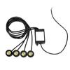 12V 6W 4in1 LED Eagle Eye Emergency Strobe Lamp Wireless DRL Remote Control Daytime Running Light