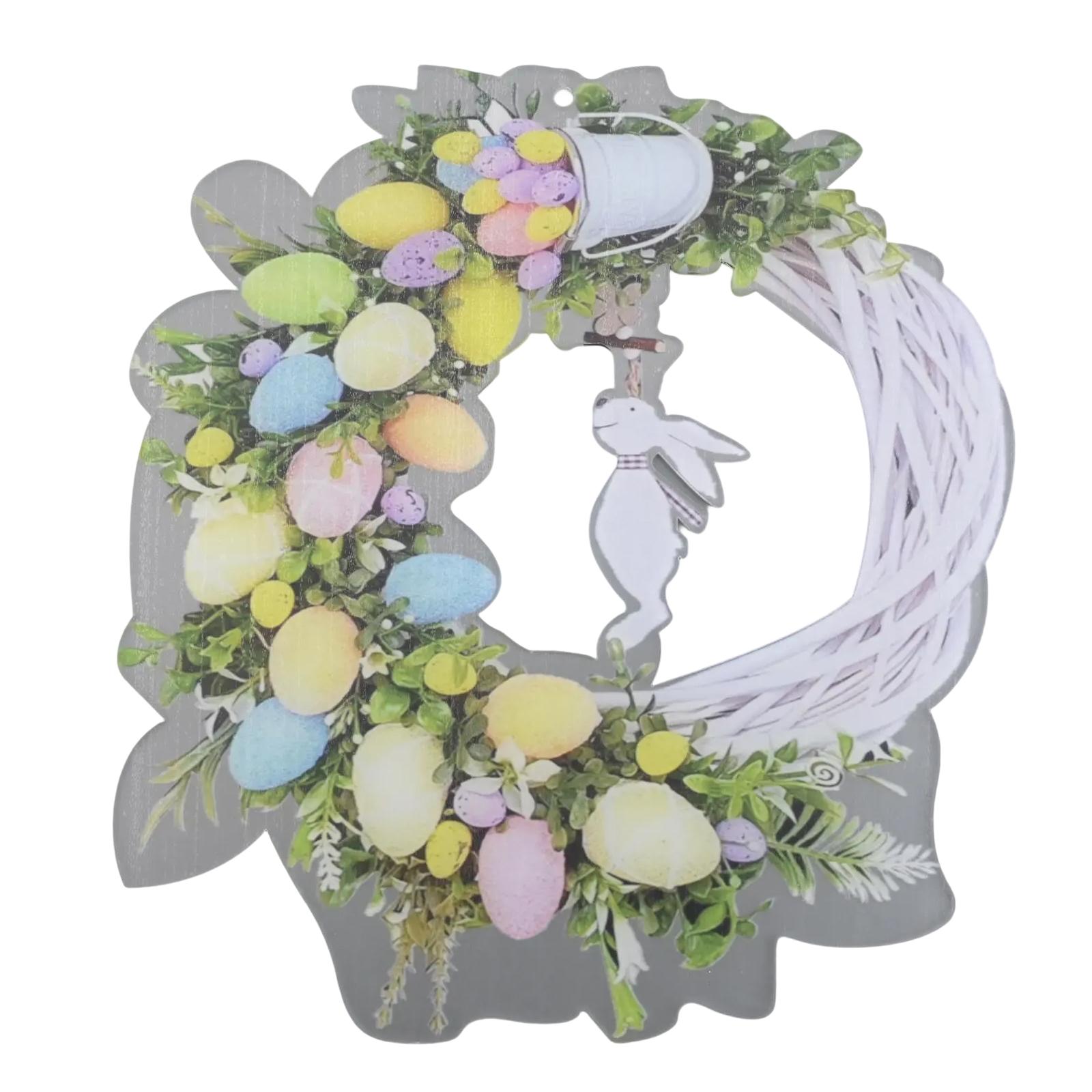 

For Spring Acrylic Easter Flower Wreath for Home and Special Events Decor