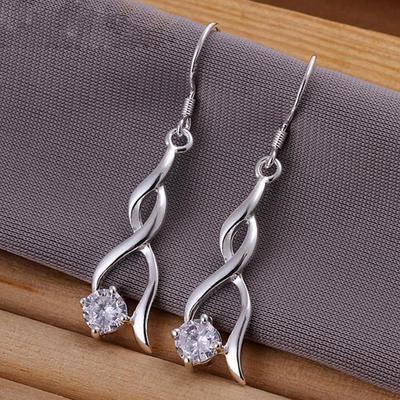 Pendiente largo colgante de plata 925 para mujer, joyería de moda, regalos, novedad de 2023