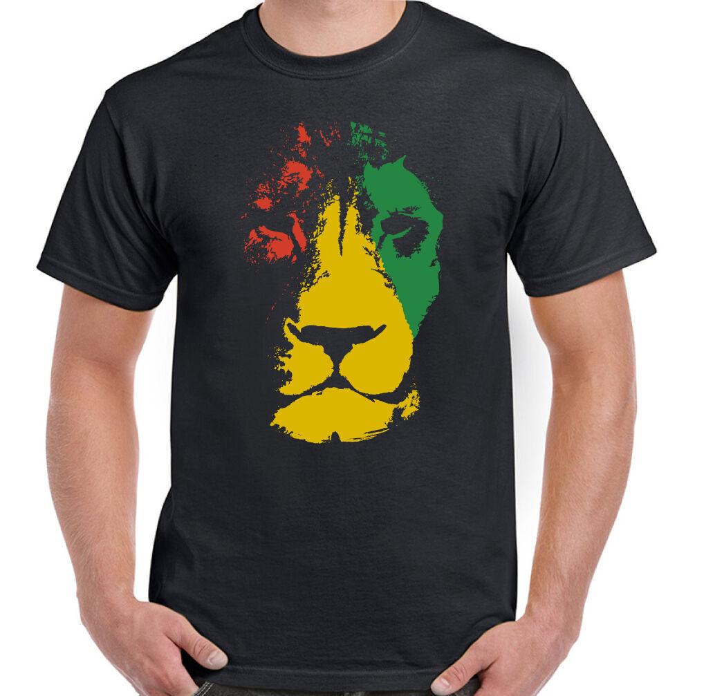 

26 Reggae T-Shirt Mens Jamaica Lion Reggae Jamaican Flag Rastafarian Rasta Unisex T-Shirt XXXXL