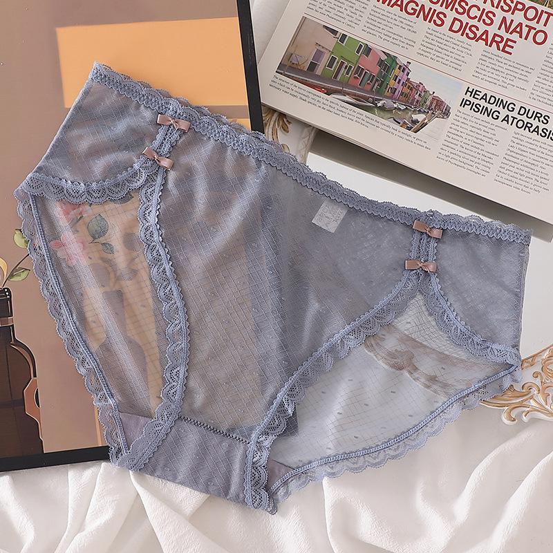 

Элегантное кружевное женское нижнее белье в стиле чеонгсам с высоким разрезом и средней талией 5XL [200-230]