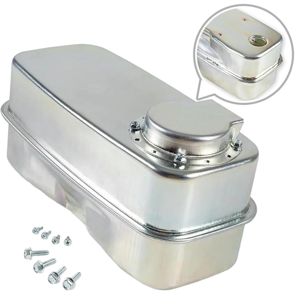 For Riding Mowers Dual Air Inlet Exhaust Kit with Muffler and Deflector