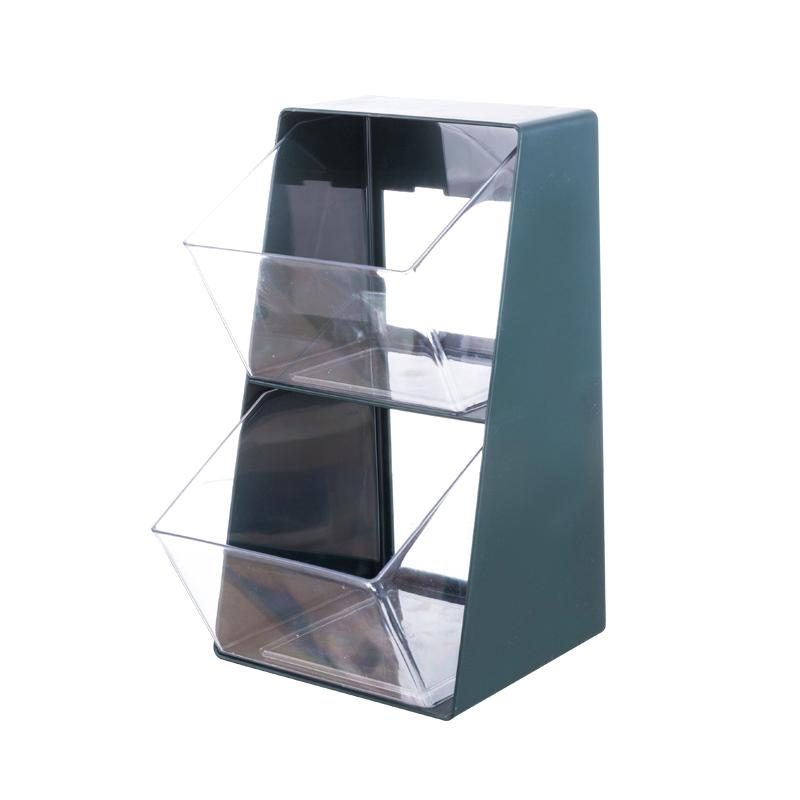 Pudełko do przechowywania kapsułek kawy Pyłoszczelny organizer na torebki kawy i herbaty Organizer na biurko Artykuły piśmiennicze Półka do przechowywania kosmetyków