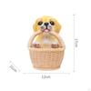 Small Flower Pot Desktop Storage Organizer Cartoon Animal Statue Gift, Tabletop Decoration, Plant