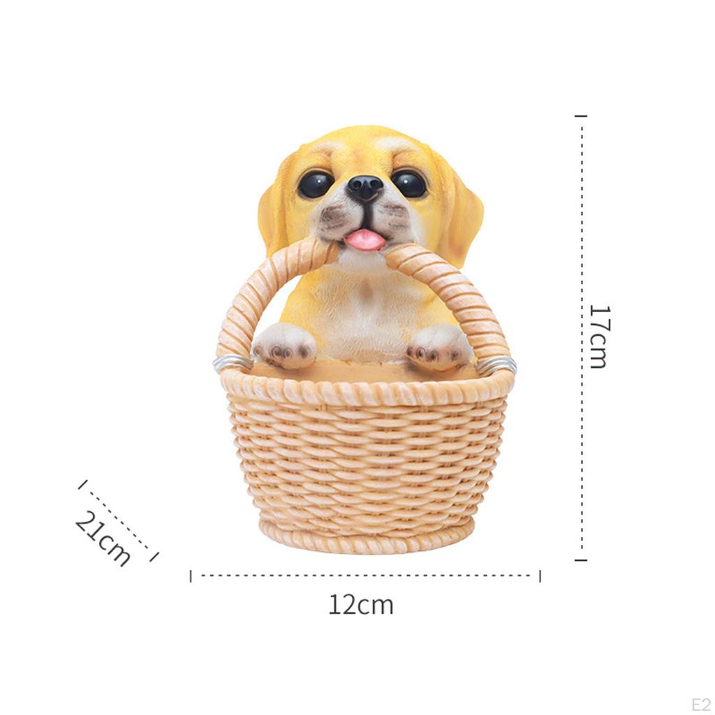 Small Flower Pot Desktop Storage Organizer Cartoon Animal Statue Gift, Tabletop Decoration, Plant