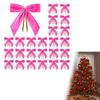 Festival Velvety Twist Bowknot Decoration Christmas Tree Decoration Bbowknot For Christmas Tree Home Office Door Staircase