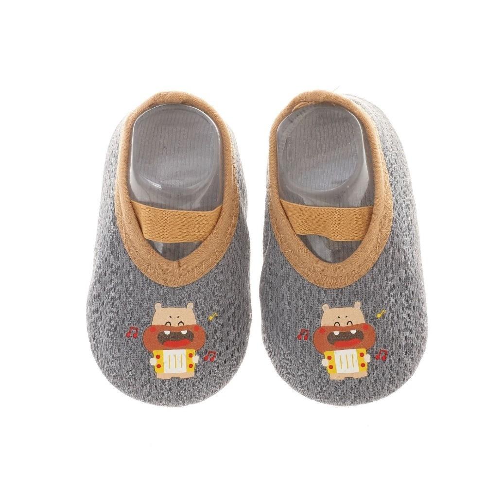 Soft Sole Baby Shoes Anti-slip Barefoot Shoes Cartoon First Walk Shoes Casual Toddler