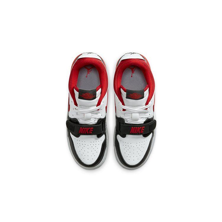 Air Jordan Legacy 312 Low GS Rosso Fuoco Sneakers Bambino Bianco Nero Grigio Lupo CD9054-160