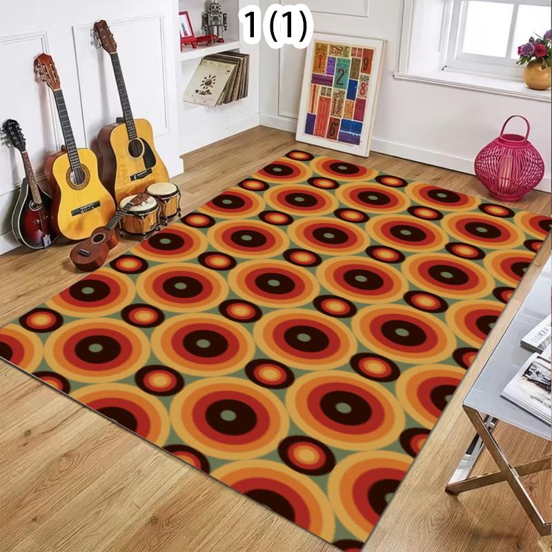 Ein moderner geometrischer Teppich Modischer Heimdekor-Teppich Moderner Stil Abstraktes Kunstmuster Fußmatte Wohnzimmer Schlafzimmer Teppich