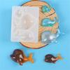 Dolphin Silicone Mold Melt Aromatherapy Making Cupcake Chocolate Handicraft Making Mould Household Supplies