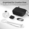 Durability Nylon Protective Case For Go Ultra Cameras Shockproof Lightweight Design With Organized Storage Compartments