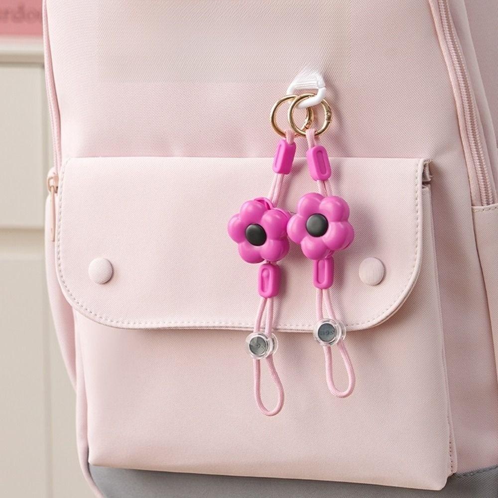 Anti-Lost Flower Shape Cap Clip Hands-free Backpack Sun Hat Hanger  Free-Hand Organizer