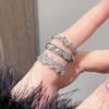 Butterfly Couple Open Ring Light Luxury High-End Sense Ring Simple Niche Individual Cold Wind Ring