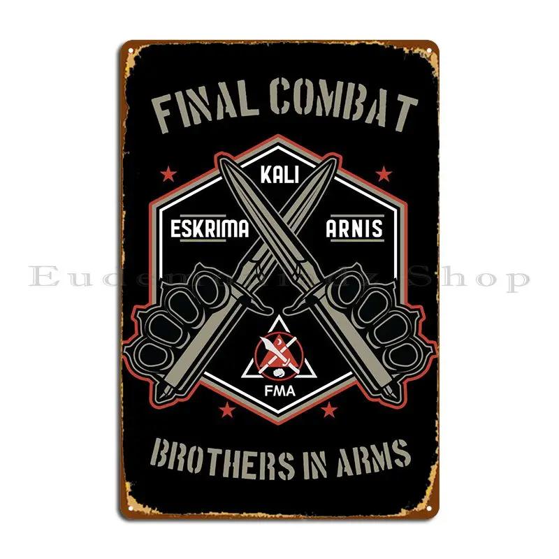 

Кали Эскрима Ака Арнис Металлическая Табличка Постер Ржавый Клуб Клуб Бар Пещера Индивидуализированный Жестяной Знак Постер 20x30cm（7.8x11.8inch）