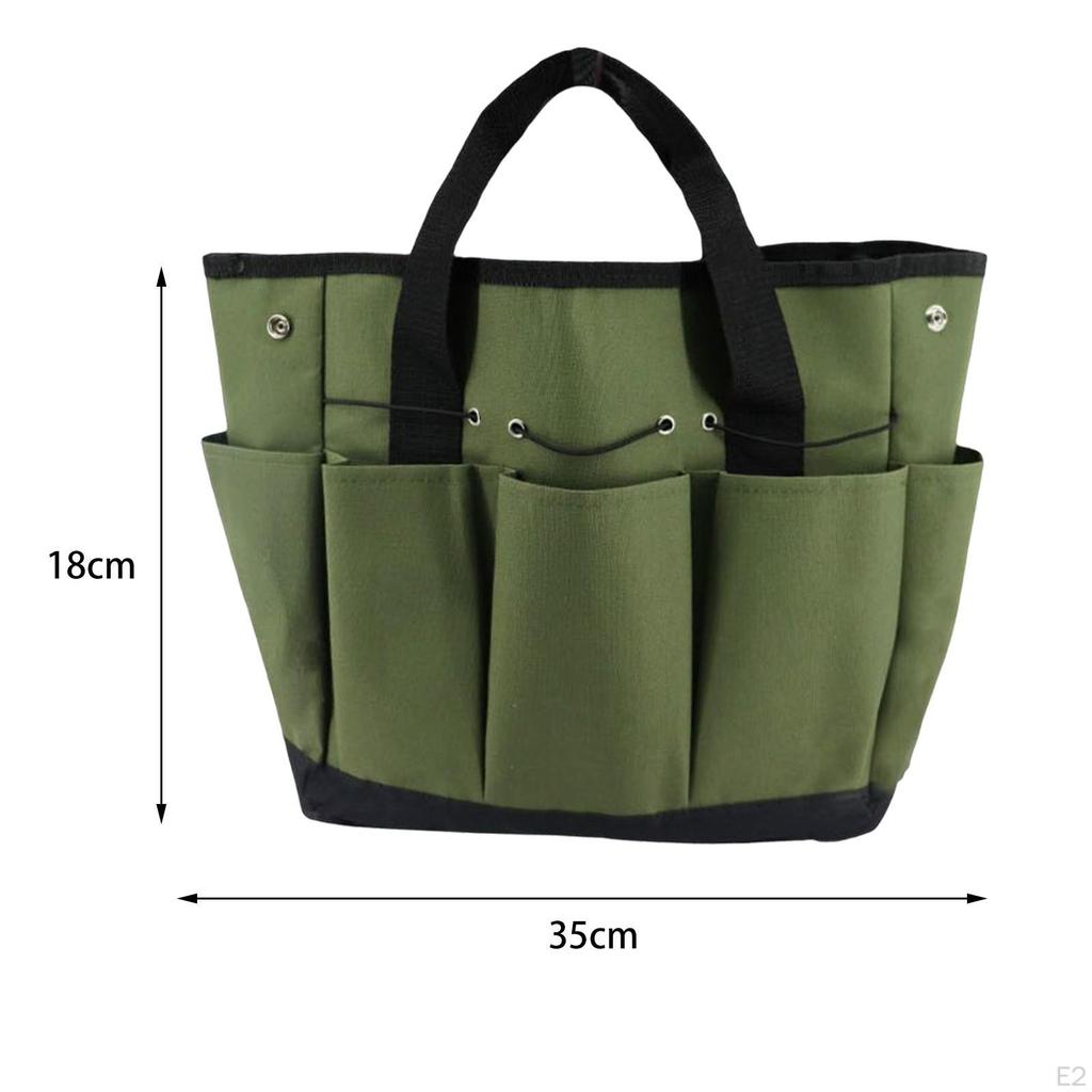 Garden Organizer Carrying Case Weaving Tool Storage Home Handles Straps Heavy Duty Holder
