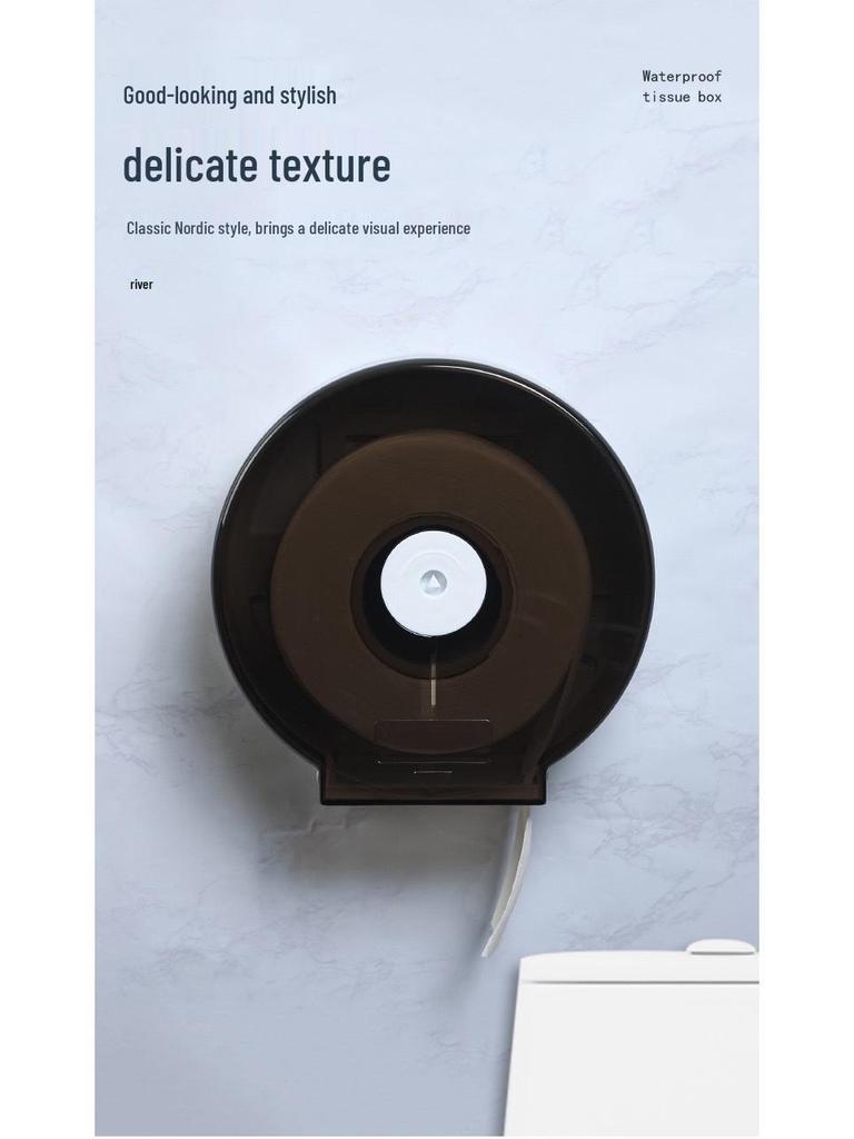 Waterproof Large Roll Toilet Paper Holder for Hotel or Guesthouse Bathrooms