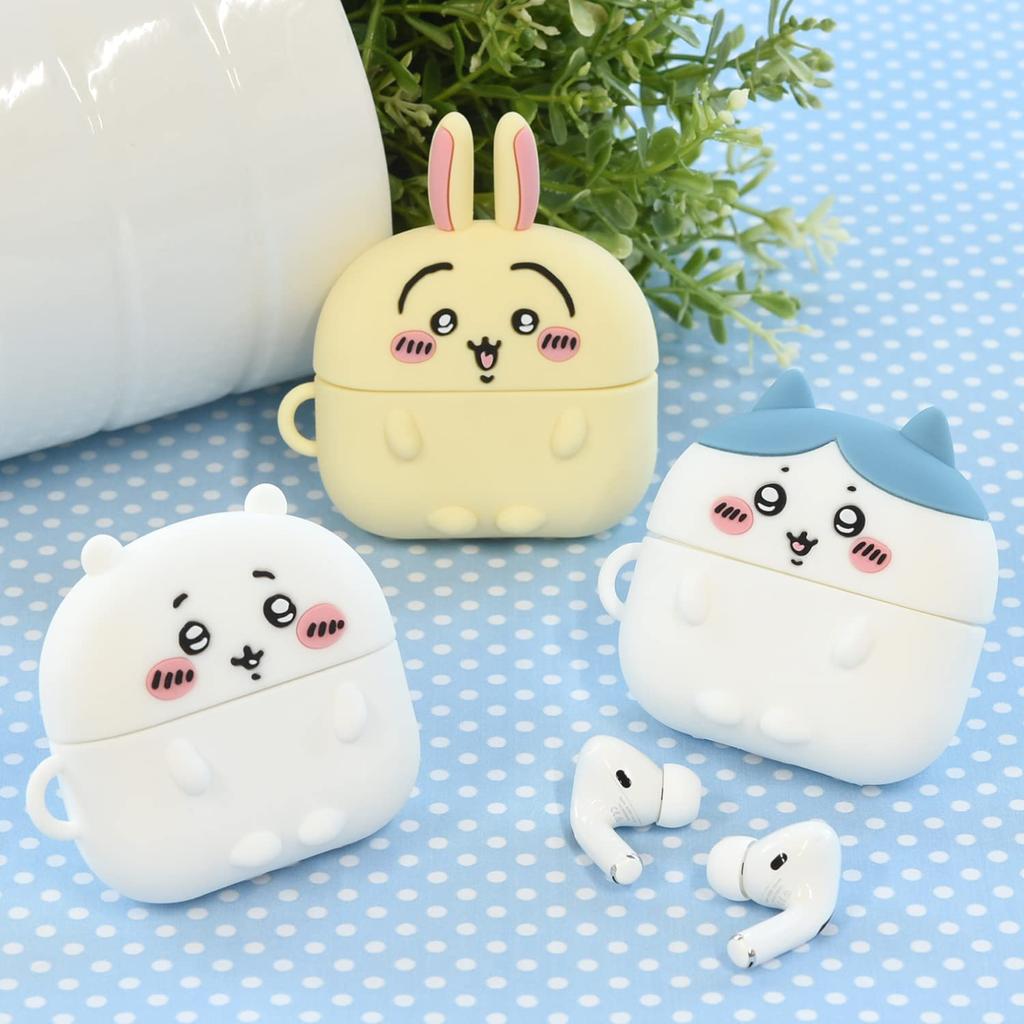 Gourmandies Chiikawa Silicone Case for AirPods Pro AirPods Hachiware Pattern (2nd Generation) / Pro, CK-07B