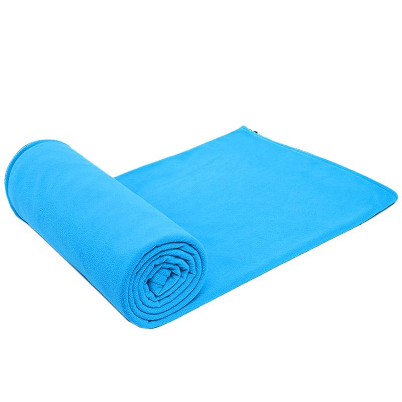 Fleece Sleeping Bag Suitable For All Seasons Envelope-Type Portable Travel Camping And Nap Sleeping Bag For Adults