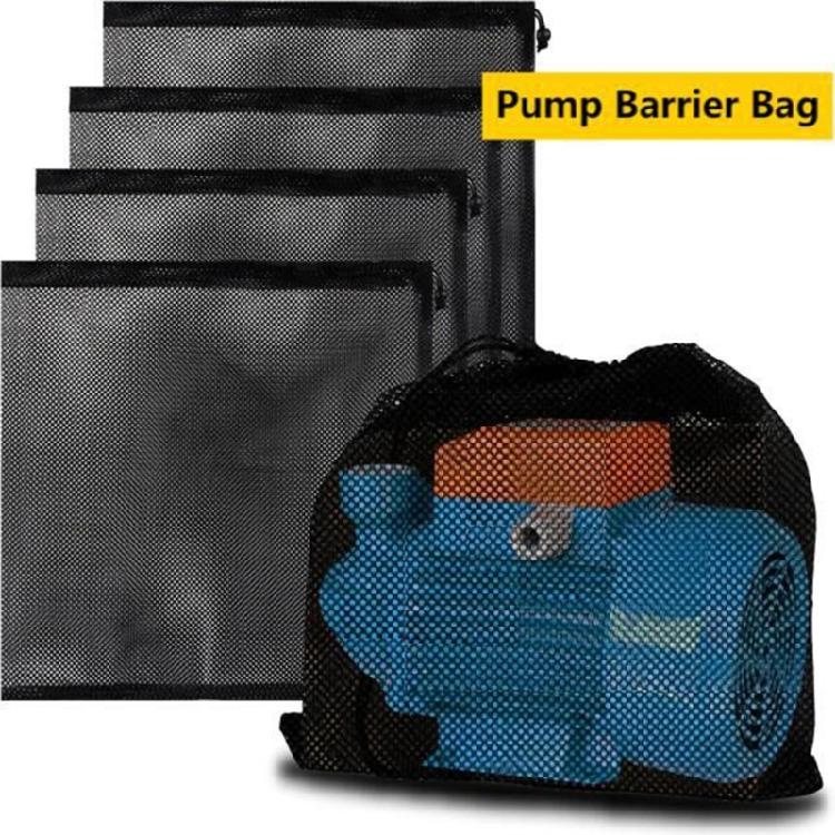 Easy To Use Drawstring Meshes Bag Fish Pond Filter Bag for Pond and Pool Pumps for Pond Pumps Resists Tearing and Clogging