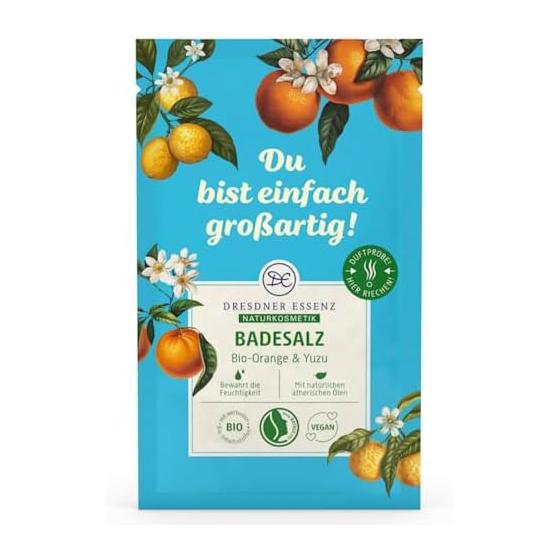 Dresdner Essence Bath Salts Organic Orange & Yuzu (60g)