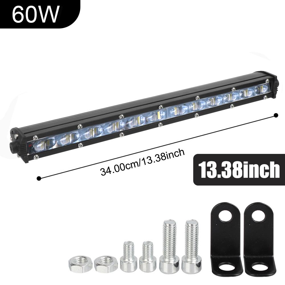 Driving Fog Lamp 6D Ultra Slim 4x4 LED Bar 12V 24V LED Work Light Bar For Motorcycle Off Road 4WD SUV ATV Tractor Truck