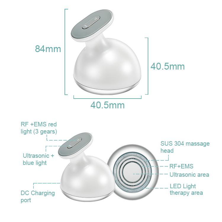Face Massager Body Massager Face Lift Body Slim Ultrasonic Vibration Massage EMS Microcurrent RF Radiofrequency LED Phototherapy