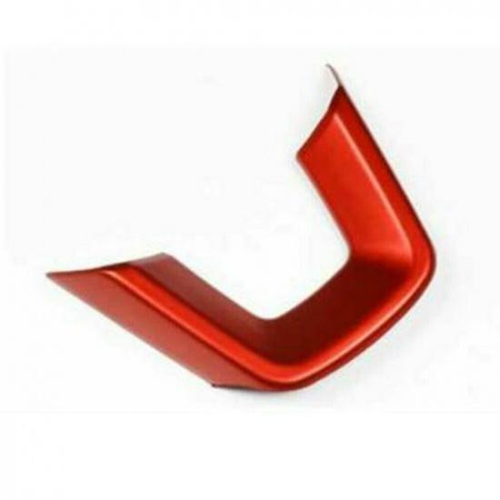 For Honda Civic 11th  Up Steering Wheel Sheet Cover Decor Matte Red 1PCS