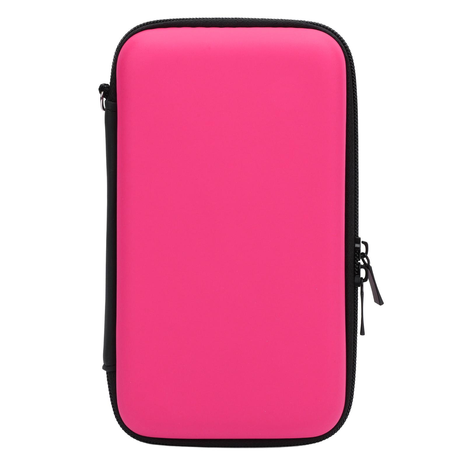 

Чехол для переноски для New 2DS XL 2DS LL для New 3DS 3DS с 8 слотами Защитный жесткий чехол для путешествий розовый