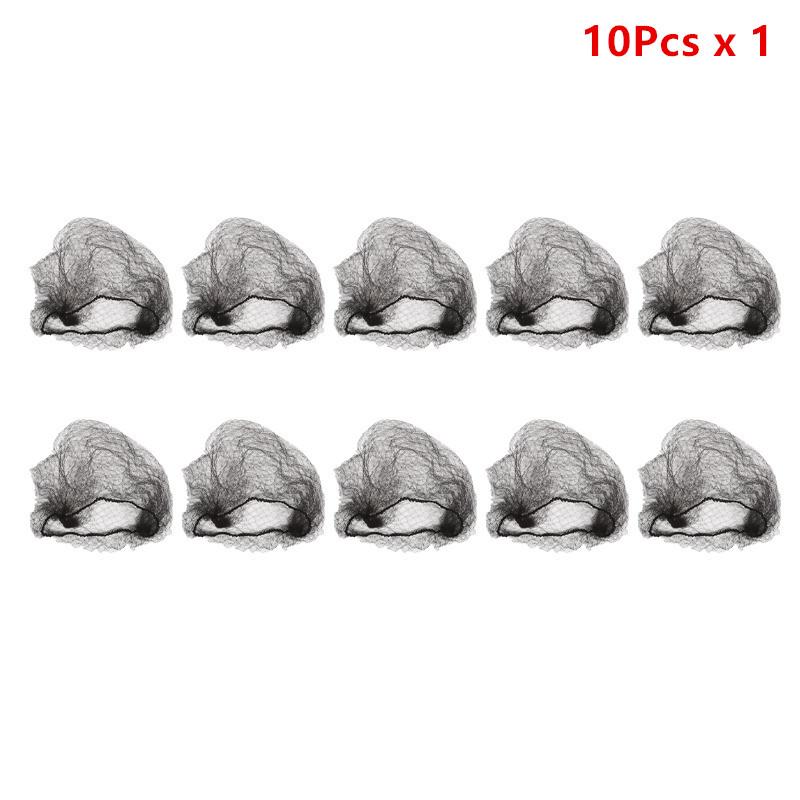 

10-100Pcs Elastic Nylon Hairnet Hair Nets For Wigs Weave Invisible Hair Soft Lines Dancing Hairnet for Bun Hair Styling Tools