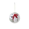 Christmas Tree Felt Ball Ornament with Hanging Loop, Soft 9CM Holiday Tree Decoration for Wreath and Festival Rooms